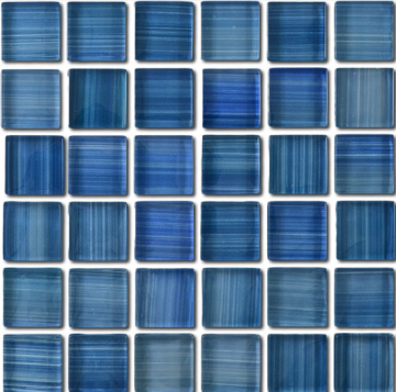 Aquabella Monet Impression Sun Rise 1x1 Glass Tile